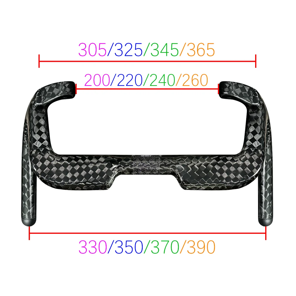 2027 UCI New Regulations BALUGOE Carbon Fiber Competition Track Bicycle Handlebar TT Handlebar High Intensity Fixed Gear Handle
