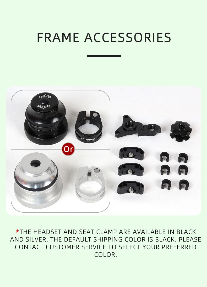 TQIQT Gravel Frame 700C Road Rack Off-Road Bicycle Rack 4130 Chromium Molybdenum Steel Barrel Shaft Disc Brake Frame Bike Part