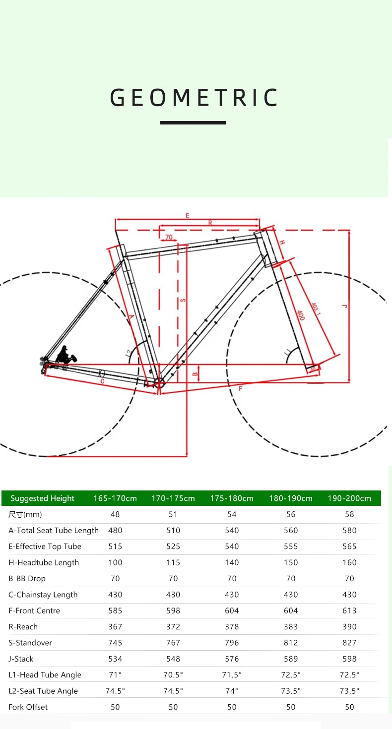 TQIQT Gravel Frame 700C Road Rack Off-Road Bicycle Rack 4130 Chromium Molybdenum Steel Barrel Shaft Disc Brake Frame Bike Part