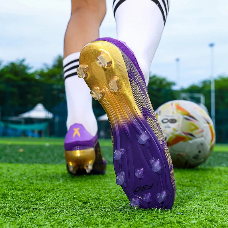 8850 High Quality Mens Football Boots F50 FG/TF Training Studded Fast Soccer Cleats Boys Long Spikes Non Slip Football Shoes