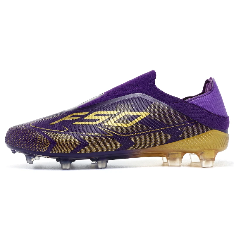 8850 High Quality Mens Football Boots F50 FG/TF Training Studded Fast Soccer Cleats Boys Long Spikes Non Slip Football Shoes