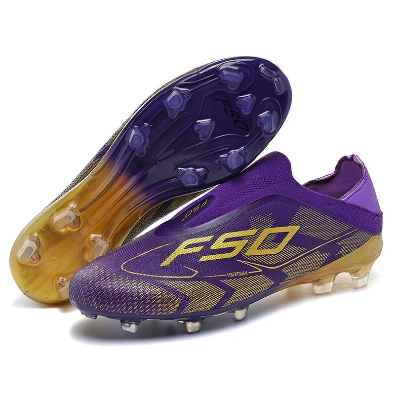 8850 High Quality Mens Football Boots F50 FG/TF Training Studded Fast Soccer Cleats Boys Long Spikes Non Slip Football Shoes