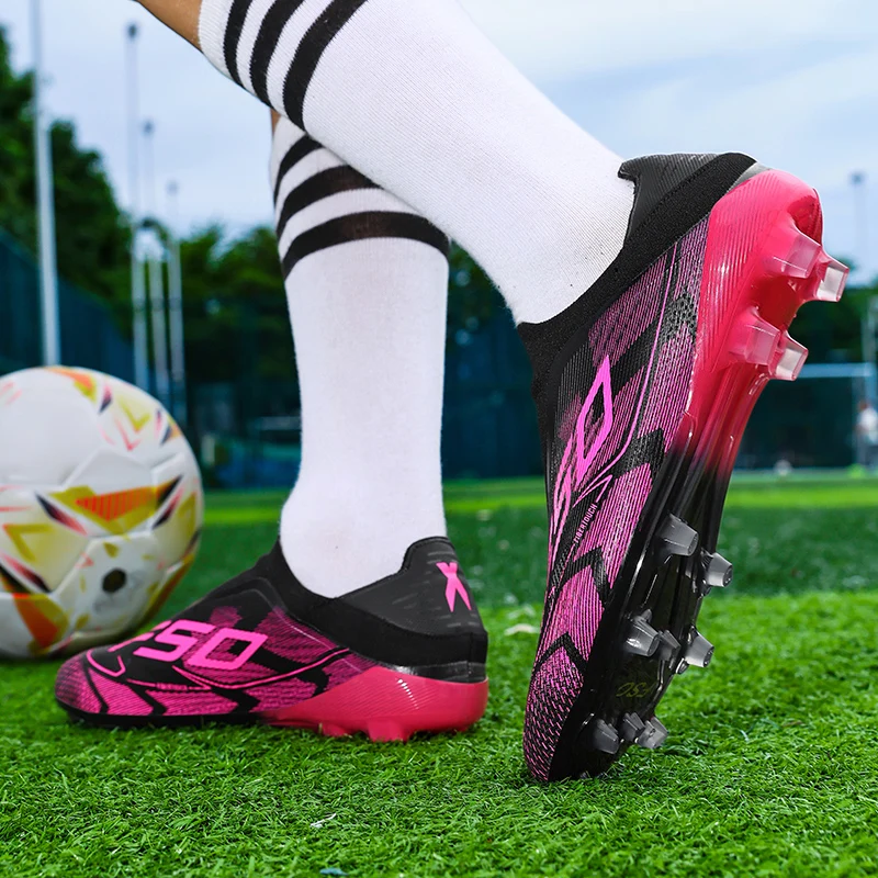 8850 High Quality Mens Football Boots F50 FG/TF Training Studded Fast Soccer Cleats Boys Long Spikes Non Slip Football Shoes
