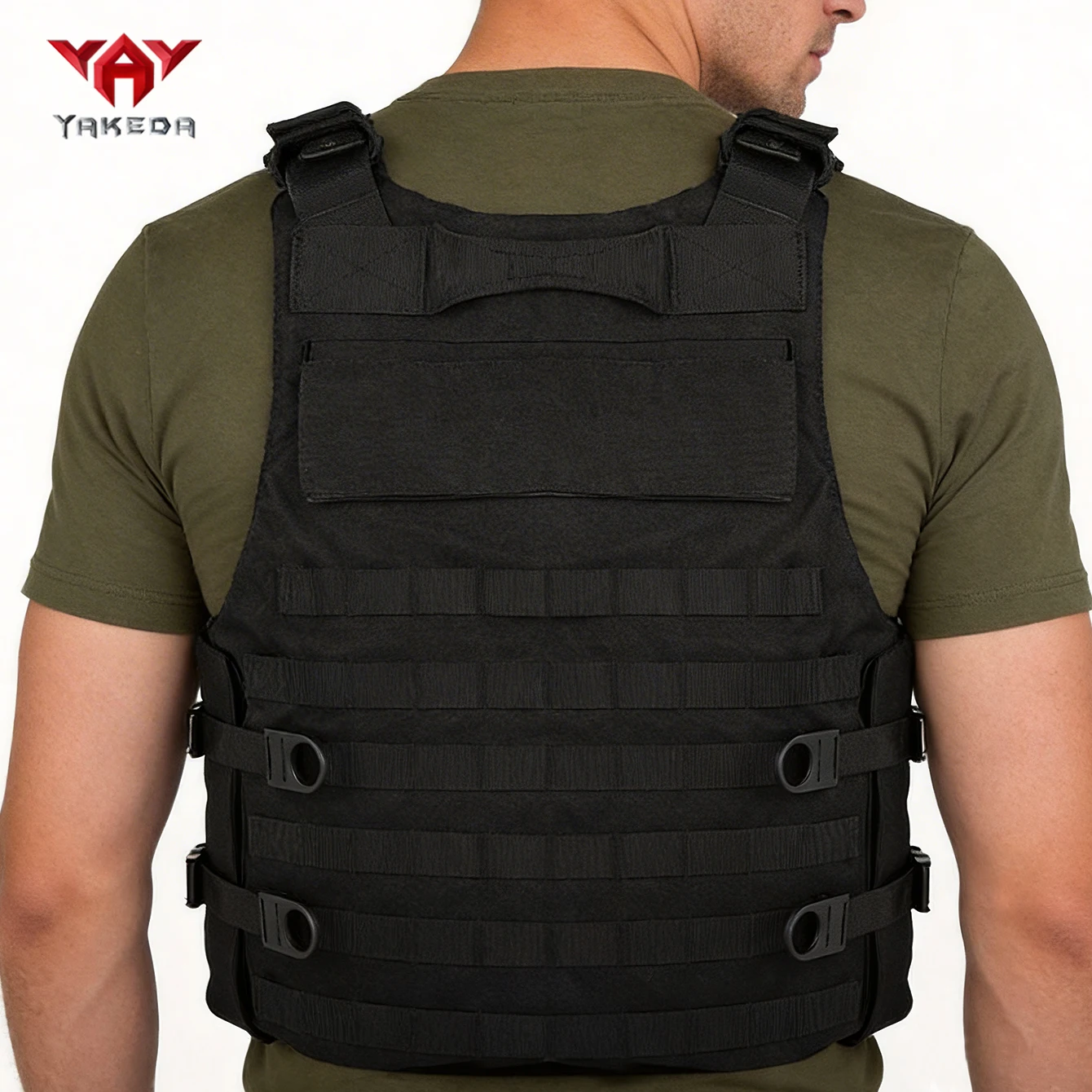 YAKEDA Adjustable Shoulder Strap Quick Release Buckle Hunting Tank Top MOLLE Expansion with Hidden Pocket