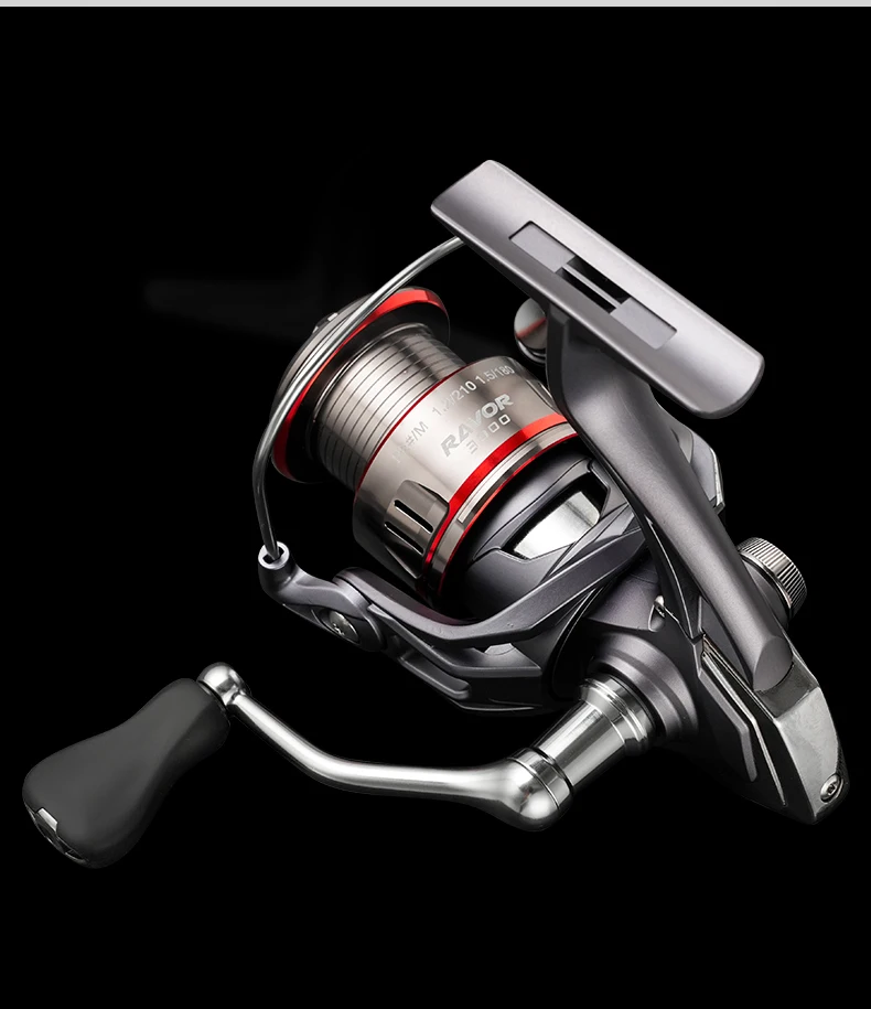 Johncoo Ravor Spinning Fishing Reel 1000-4000 Size Max Drag 12kg Spinning Reel Carbon Body Lightweight Fishing Gear for Anglers