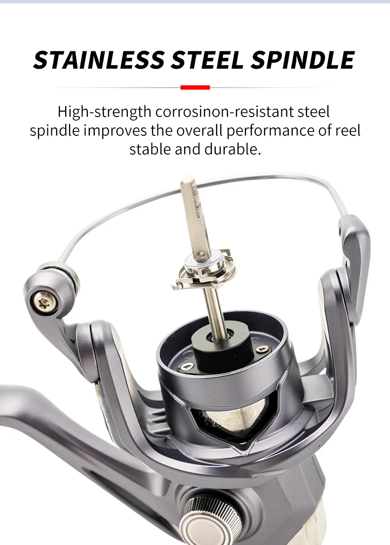 Johncoo Ravor Spinning Fishing Reel 1000-4000 Size Max Drag 12kg Spinning Reel Carbon Body Lightweight Fishing Gear for Anglers