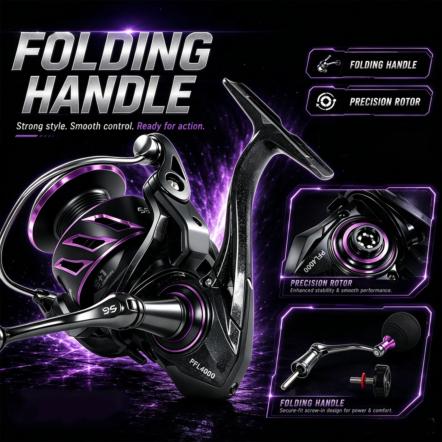 Sougayilang Spinning Reel 1000~4000 Serie 5.2:1Gear Ratio 12kg Max Drag CNC Aluminum Spool Fishing Reel for Freshwater Saltwater
