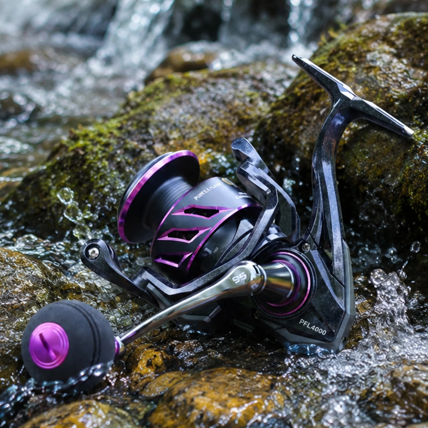 Sougayilang Spinning Reel 1000~4000 Serie 5.2:1Gear Ratio 12kg Max Drag CNC Aluminum Spool Fishing Reel for Freshwater Saltwater