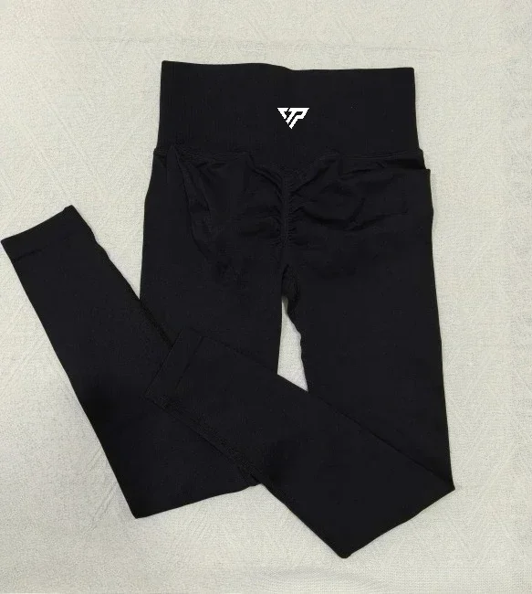 KEEP THAT PUMP Recoil Leggings Fitness Gym Yoga Cycling Seamless Women's Pants Hip Pleated High Waist Tight Scrunch Butt Pants