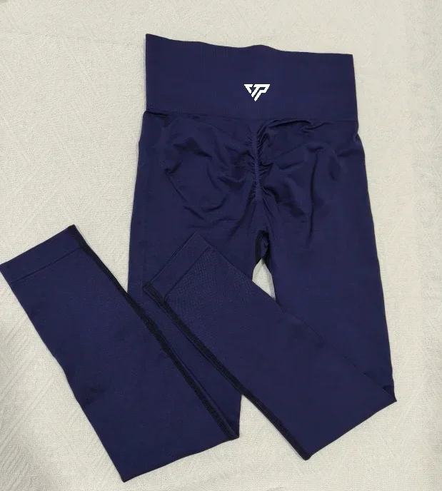 KEEP THAT PUMP Recoil Leggings Fitness Gym Yoga Cycling Seamless Women's Pants Hip Pleated High Waist Tight Scrunch Butt Pants