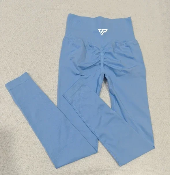 KEEP THAT PUMP Recoil Leggings Fitness Gym Yoga Cycling Seamless Women's Pants Hip Pleated High Waist Tight Scrunch Butt Pants
