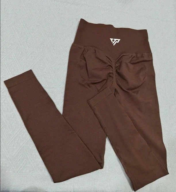 KEEP THAT PUMP Recoil Leggings Fitness Gym Yoga Cycling Seamless Women's Pants Hip Pleated High Waist Tight Scrunch Butt Pants