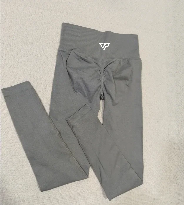 KEEP THAT PUMP Recoil Leggings Fitness Gym Yoga Cycling Seamless Women's Pants Hip Pleated High Waist Tight Scrunch Butt Pants