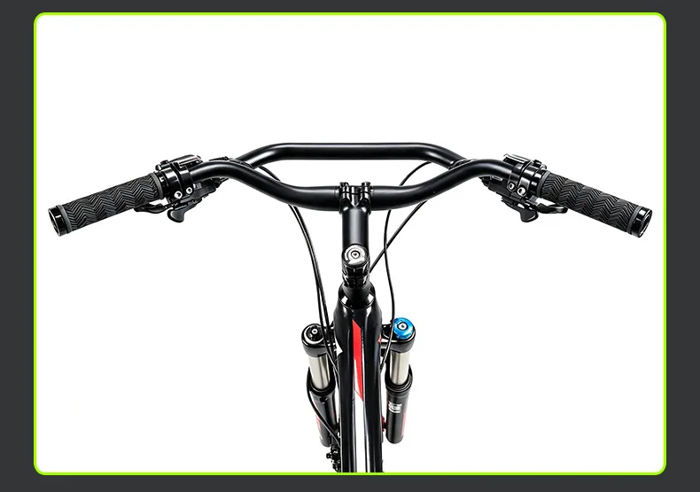 Mountain bike M handle 31.8mm aluminum alloy swallow handle 640mm welded extension frame horizontal handle accessories Handlebar