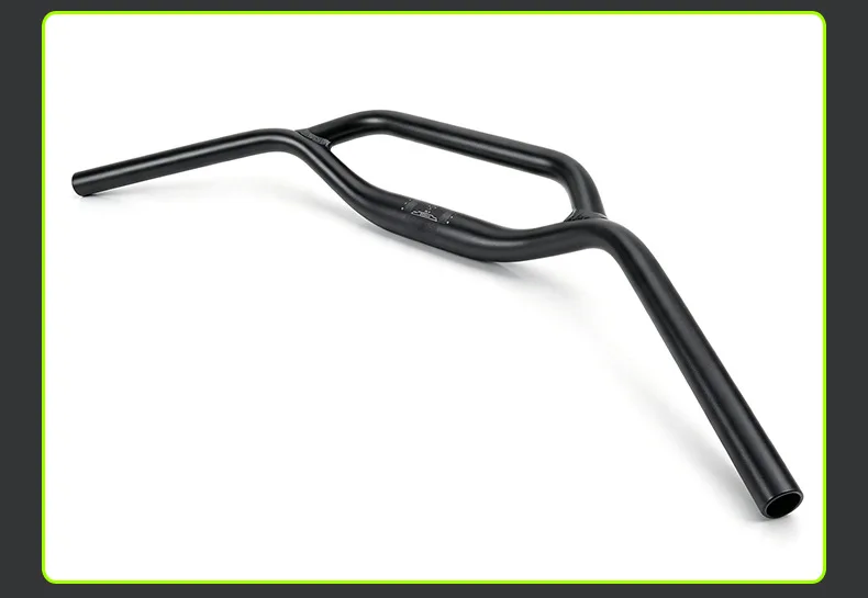 Mountain bike M handle 31.8mm aluminum alloy swallow handle 640mm welded extension frame horizontal handle accessories Handlebar