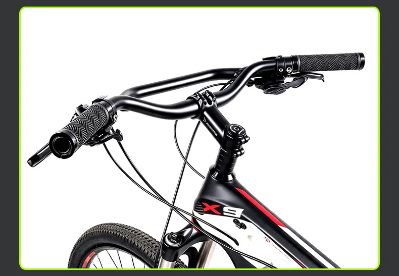 Mountain bike M handle 31.8mm aluminum alloy swallow handle 640mm welded extension frame horizontal handle accessories Handlebar