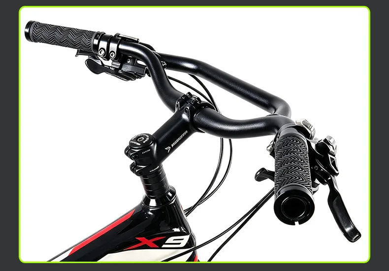 Mountain bike M handle 31.8mm aluminum alloy swallow handle 640mm welded extension frame horizontal handle accessories Handlebar