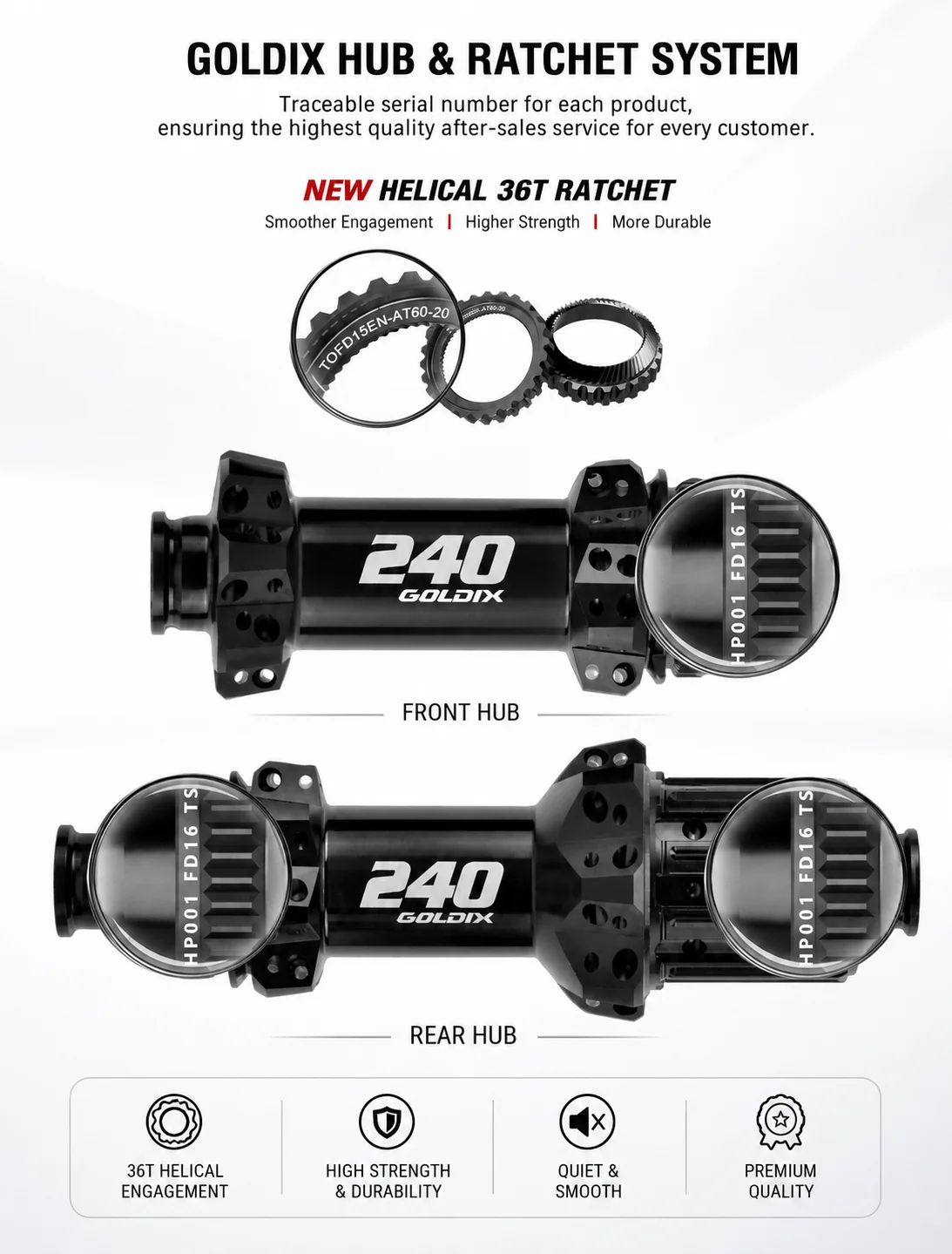 GOLDIX M240 28H Boost MTB Hub 36T Ratchet Straight Pull Center Lock HG XD MS 110x15 148x12 10-12 Speed Bicycle Wheel Hub