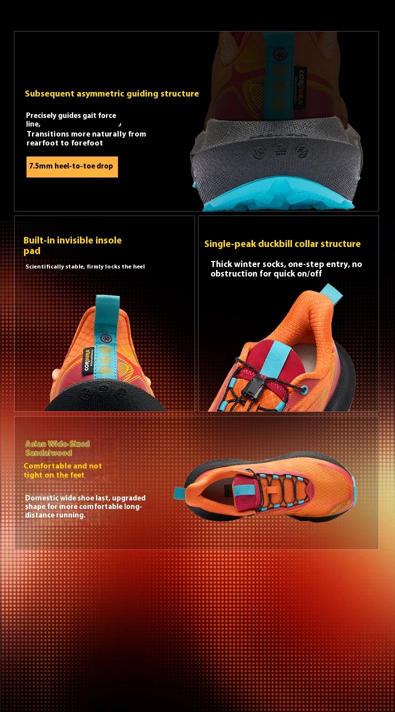 BMAI 10km Breathable Sneakers Men Outdoor Men's Sports Shoes 2026 Mountain Running Shoes for Man Cushion Trail Jogging Sneaker
