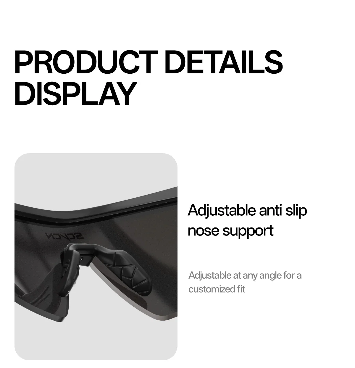 SCVCN Outdoor Photochromic Running Hiking Goggles Cycling Sunglasses Men Women MTB Glasses UV400 Bicycle Sports Ultralight TR90