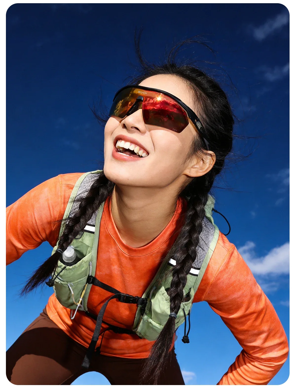 SCVCN Outdoor Photochromic Running Hiking Goggles Cycling Sunglasses Men Women MTB Glasses UV400 Bicycle Sports Ultralight TR90