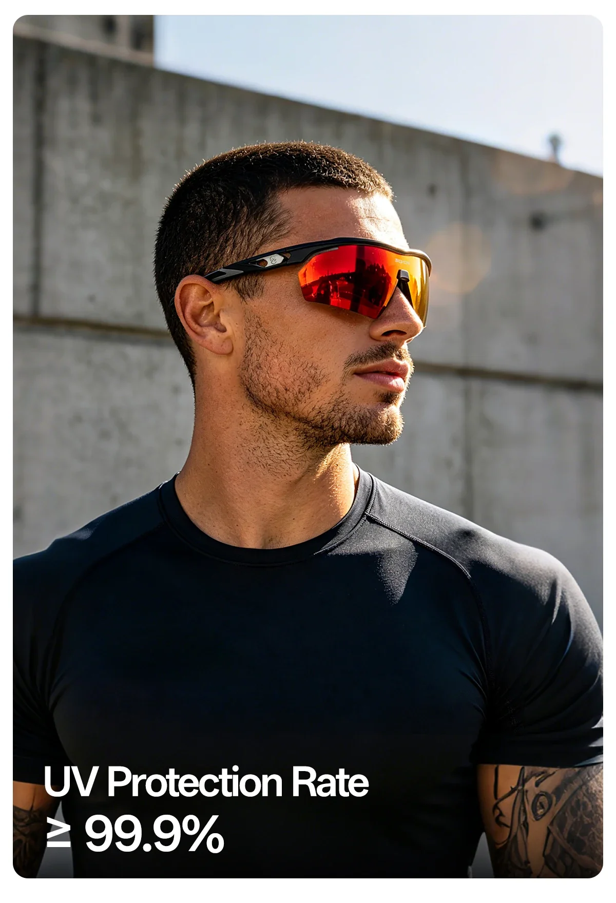 SCVCN Outdoor Photochromic Running Hiking Goggles Cycling Sunglasses Men Women MTB Glasses UV400 Bicycle Sports Ultralight TR90