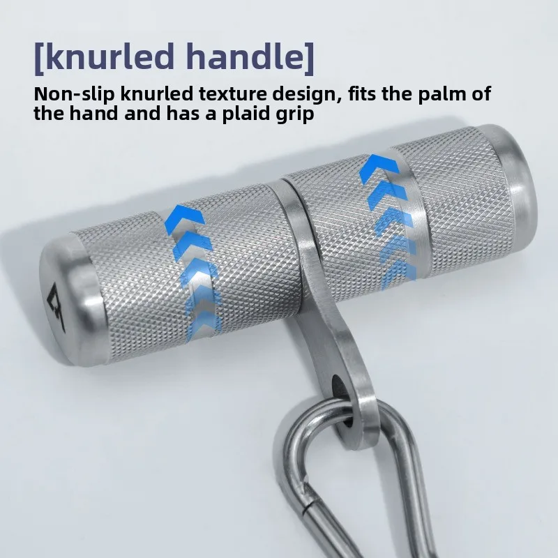 Stainless Steel Multifunctional Universal Handle Cable Machine Accessories High Pull Down Grip Fitness Equipment Parts