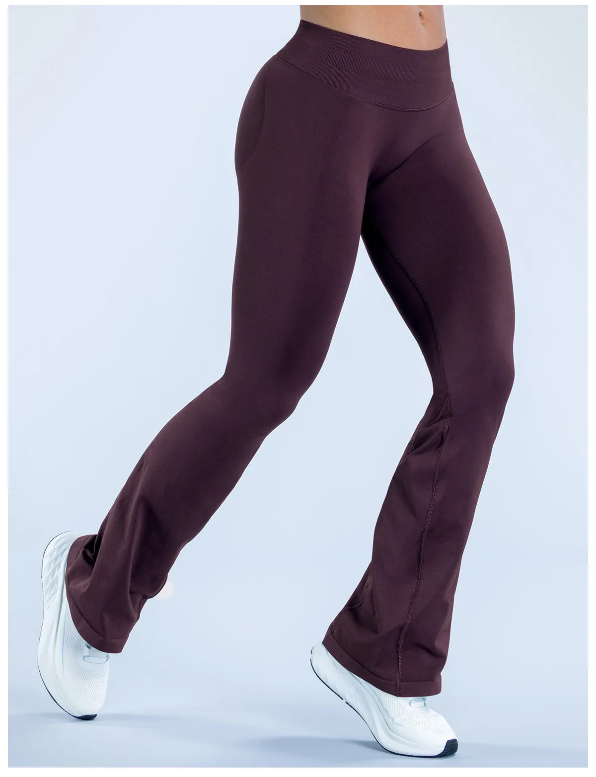 Denyf Impact Flares Scrunch Booty Women's Gym Leggings Seamless Fitness Workout Yoga Trousers Squat Proof Fashion Flared Pants