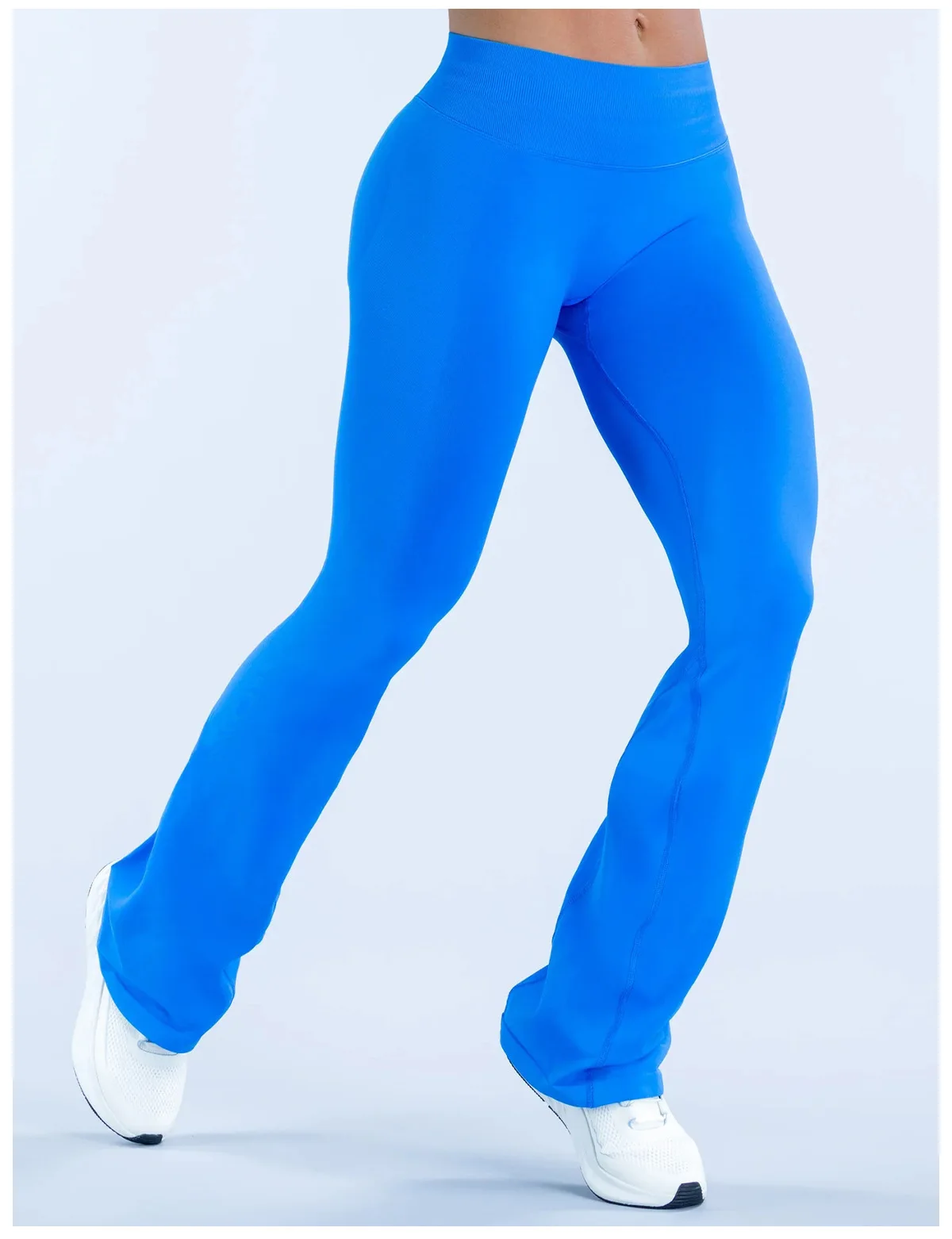 Denyf Impact Flares Scrunch Booty Women's Gym Leggings Seamless Fitness Workout Yoga Trousers Squat Proof Fashion Flared Pants