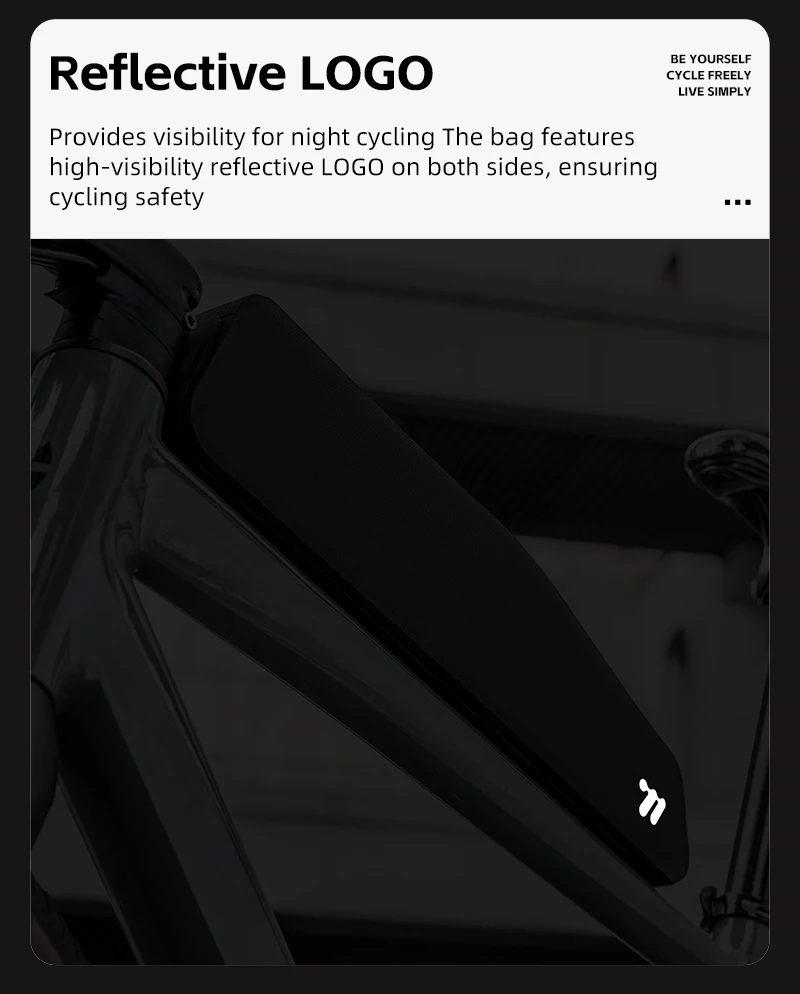 WEST BIKING Extended Bicycle Top Tube Bag 1.9L Narrow Cycling Front Frame Bag Screw&Strap Mount Waterproof BMX MTB Road Bike Bag