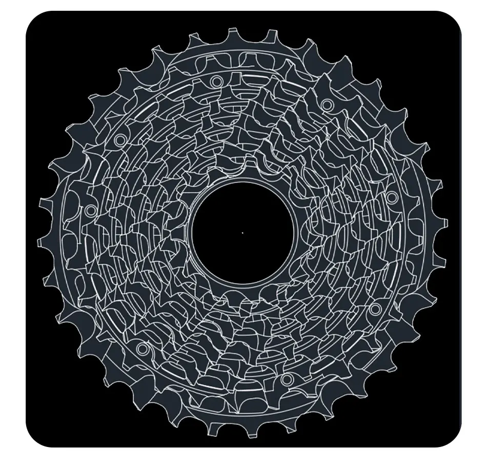 SUNSHINE Ultralight Bicycle Cassette Carbon Steel Material 9/10/11/12/13 Speed HG Structure Freewheel for Mountain Bike