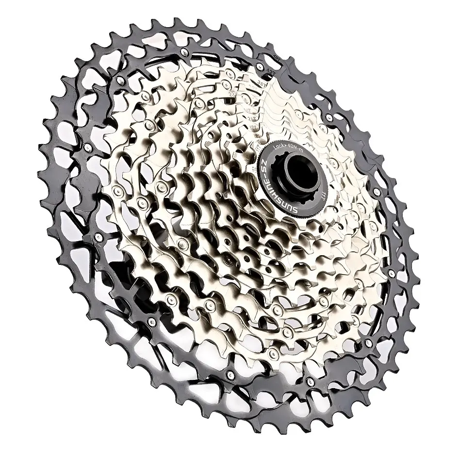 SUNSHINE Ultralight Bicycle Cassette Carbon Steel Material 9/10/11/12/13 Speed HG Structure Freewheel for Mountain Bike