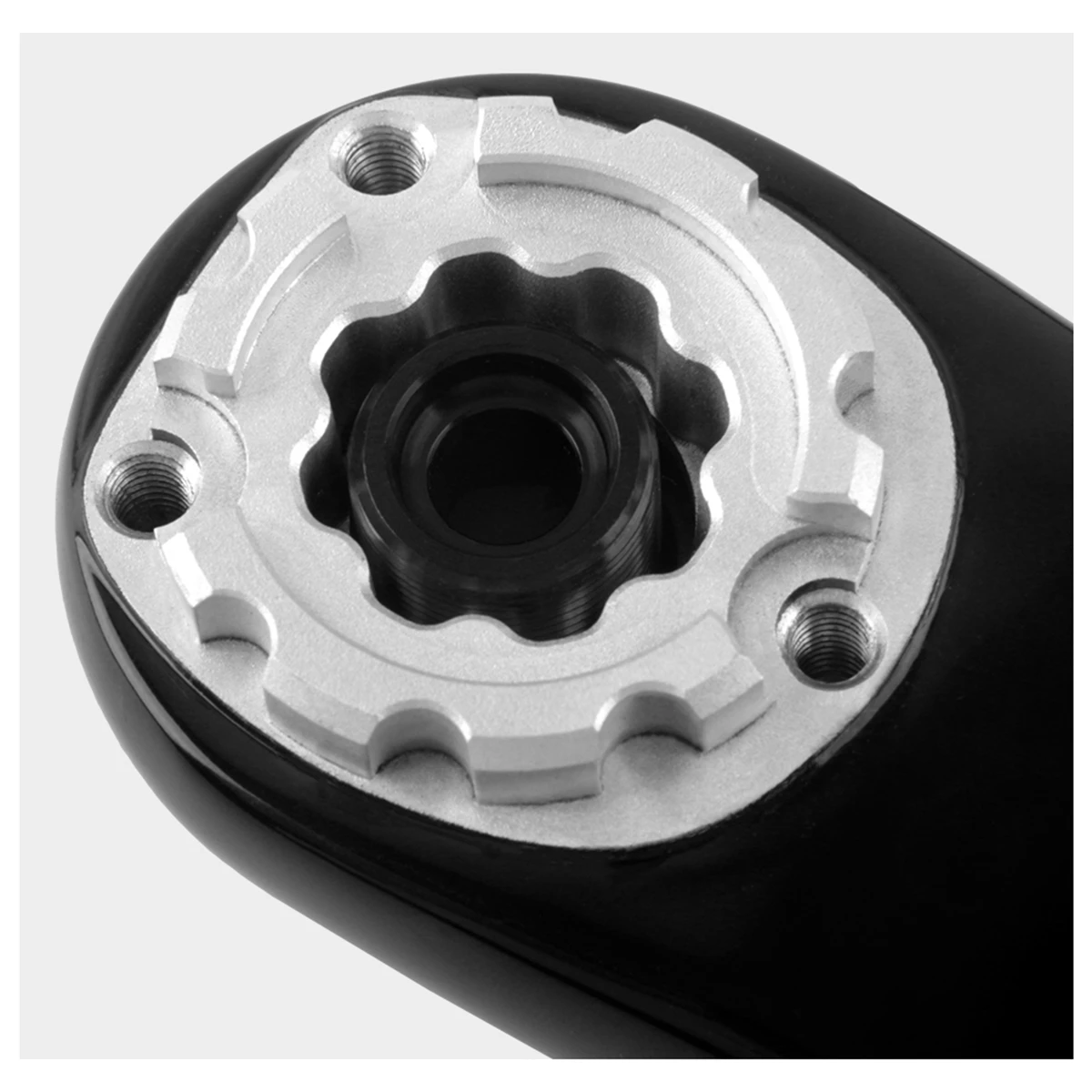 WUZEI MTB Carbon Fiber Crank 165 170 175mm Mountain Bicycle Crankset 24mm Ti AL-7075 Axle 3 Bolt Bike Sprocket for Shimano