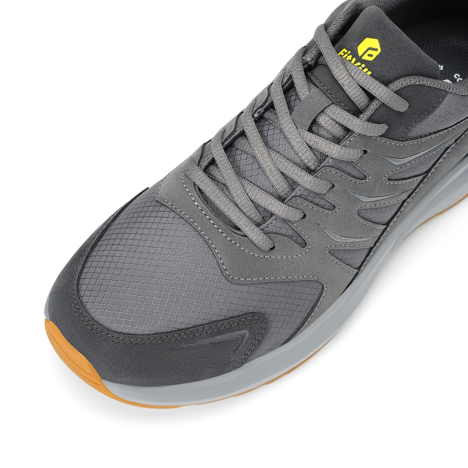 Fitville Outdoor Hiking Shoes Water-Resistant Extra Wide Trekking Climbing Shoes For Men Heigh Rebound Cushioning Sneakers
