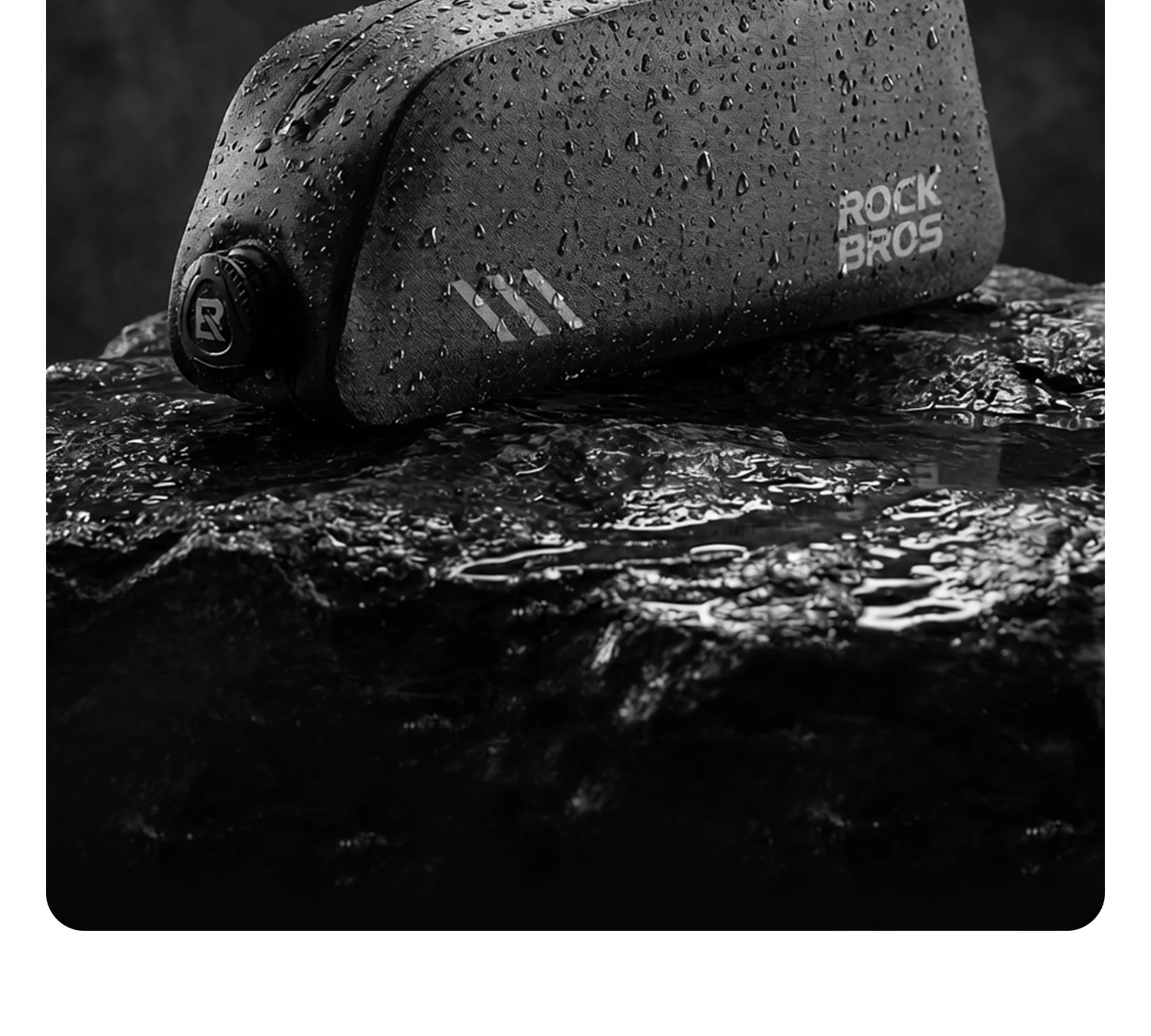 ROCKBROS Bicycle Top Tube Bag Lightweight Waterproof 0.9L Capacity Bag Item Storage Tools Bag Bike Frame Bag Bike Accessories
