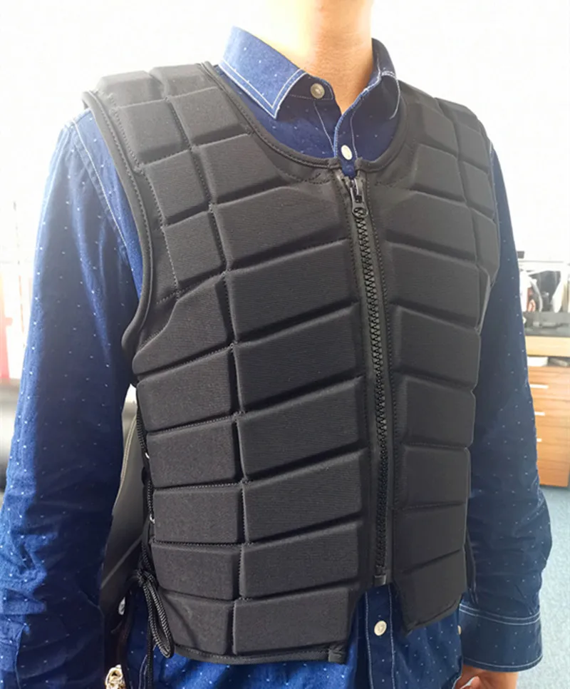 Horse Riding Vest, Equestrian Vest Horse Riding Safety Vest Equestrian Body Protector Damping EVA Padded Protective Gear