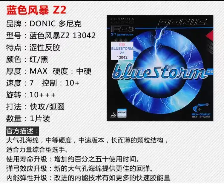 DONIC bluestonm Z1 Turbo, Z1, Z2