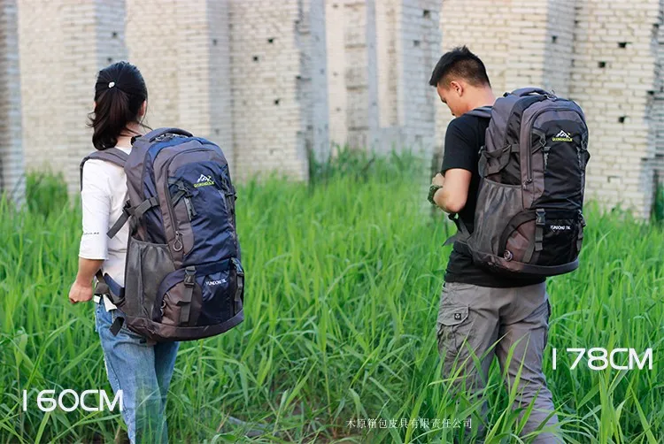 70L Waterproof Hiking Backpack Men Women Outdoor Camping Travel Mountaineering Bag Large Capacity Lightweight Climbing Rucksack