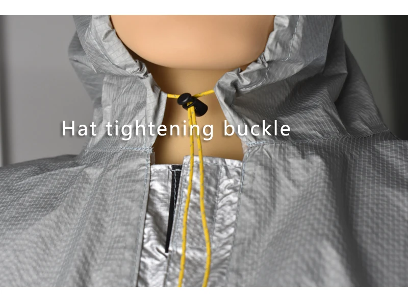 ARICXI Ultralight Hiking Cycling Raincoat Outdoor Awning Camping Mini Tarp Sun Shelter Updated 15D Silicone & Silver Coating