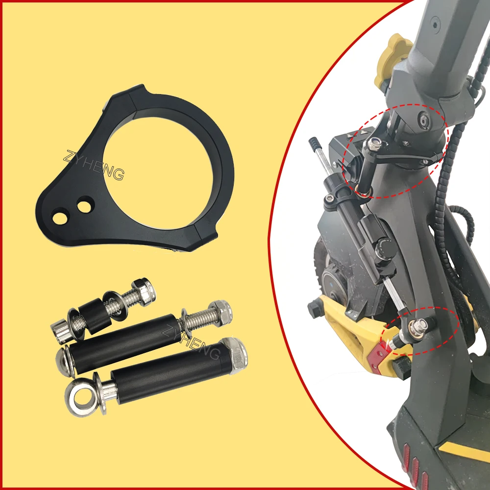 For Scooter kukirin G3 pro 2024 2025 Stabilizer Steering Damper Mounting Electric Scooter Ausom Gallop Modification Bracket