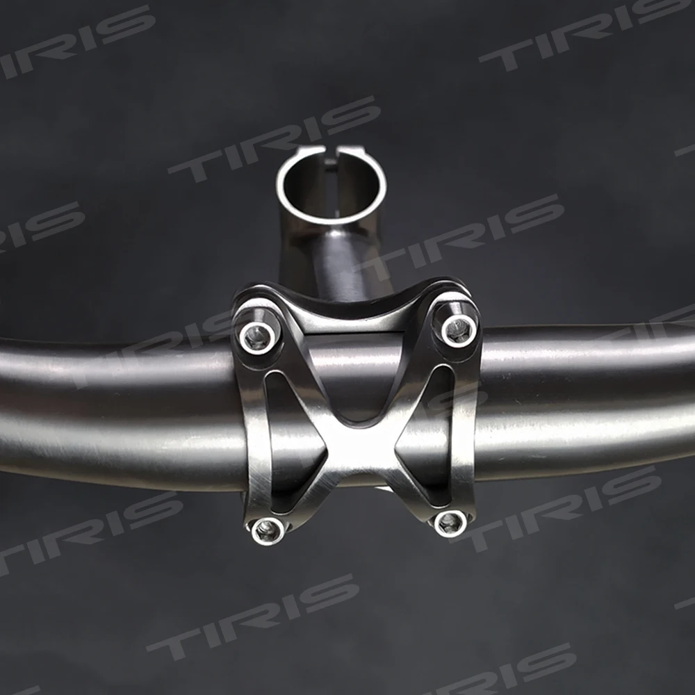 TIRIS Ultralight Bicycle Stem Accessories MTB Cycling Parts Pieces Custom Length Angle 5°