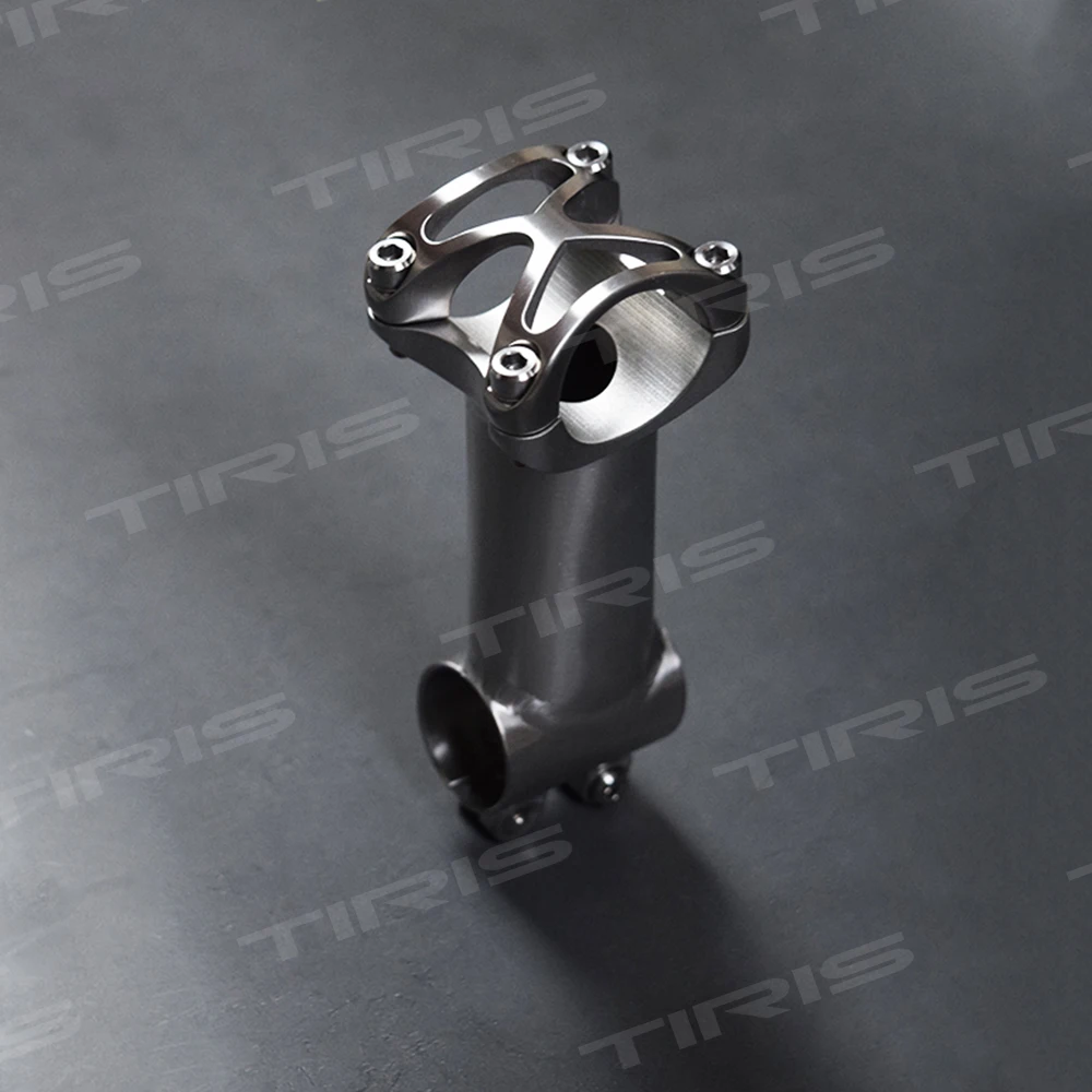 TIRIS Ultralight Bicycle Stem Accessories MTB Cycling Parts Pieces Custom Length Angle 5°
