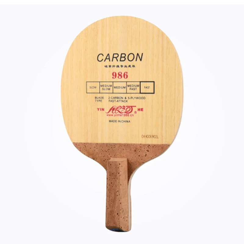 Yinhe-Table Tennis Blade, Japanese Style, Ping Pong Game, Fast Attack Loop, Pong, Yinhe 986 987 989
