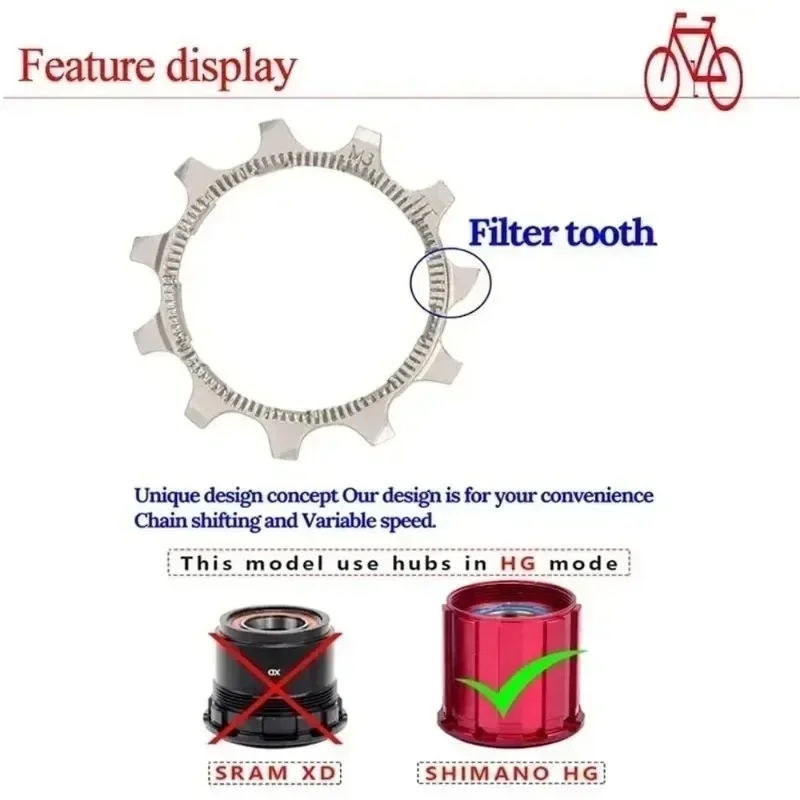 SUNSHINE hg 12-speed mtb cassette 11 34 40 42 46 50 52 cassette 12 speed ultralight for Shimano 12v mtb cassette