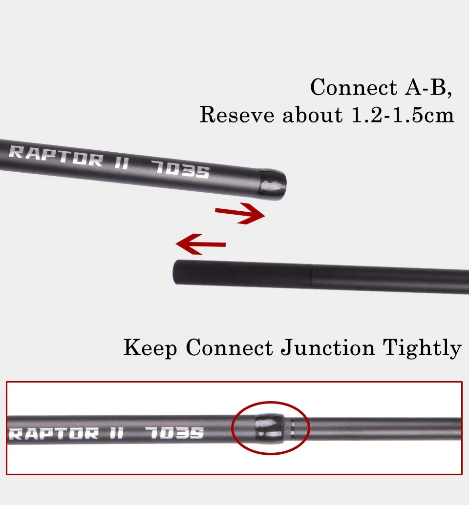 Mavllos RaptorII Tuna Casting Fishing Rod ,Lure 80-250g Line 20-50lb 3 Sections 2.1M Light Carbon Bass Fishing Spinning Rod