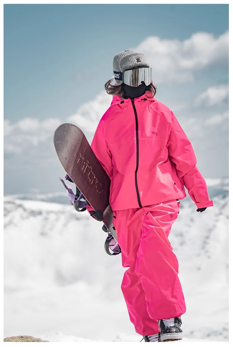 John Snow New Warm Snow Wear For Men And Women Waterproof Breathable Snowboard Jacket And Pants Outdoor Professional Ski Suit