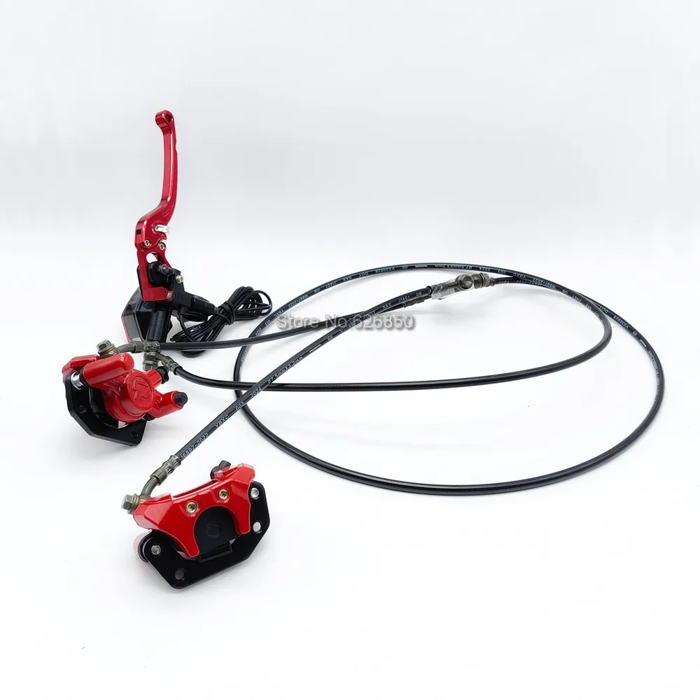 Citycoco Tricycle Brake Set One Control Two Brake Calipers Rear Brake Customized Brakes For Citycoco Electric Scooter Tricycle