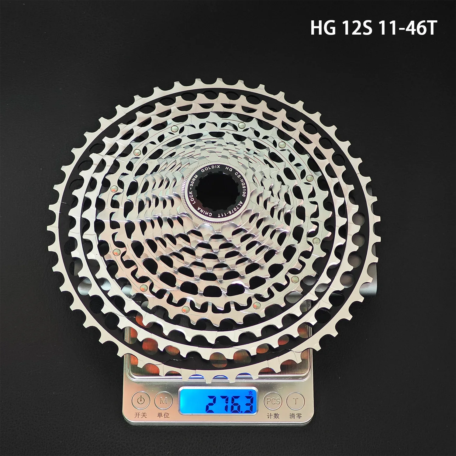GOLDIX 12 Speed Ultralight MTB Cassette HG 12S 11-51T/12S 11-46T XD 10-46T/10-51T 12V K7 All CNC Sprocket for SHIMANO SRAM