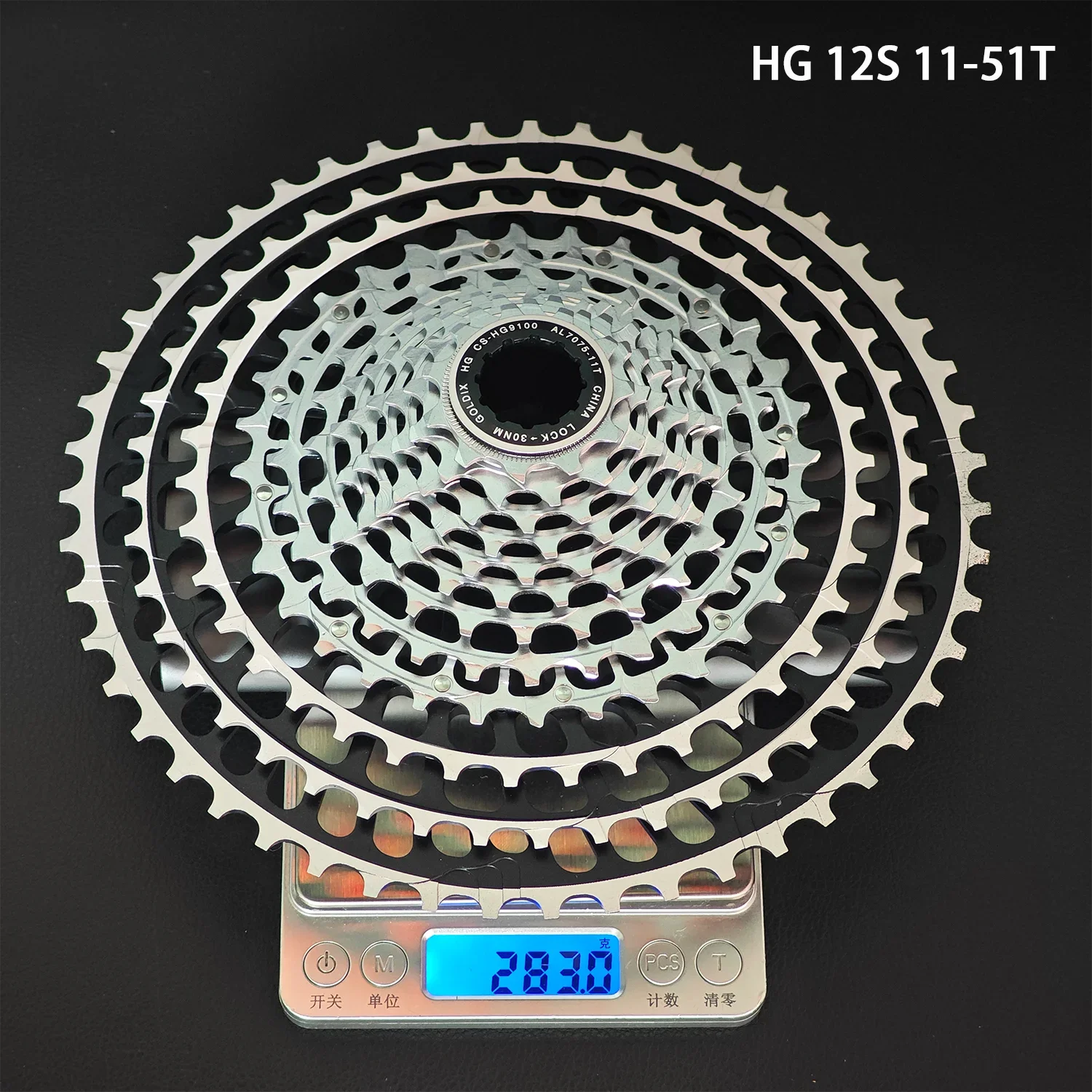 GOLDIX 12 Speed Ultralight MTB Cassette HG 12S 11-51T/12S 11-46T XD 10-46T/10-51T 12V K7 All CNC Sprocket for SHIMANO SRAM