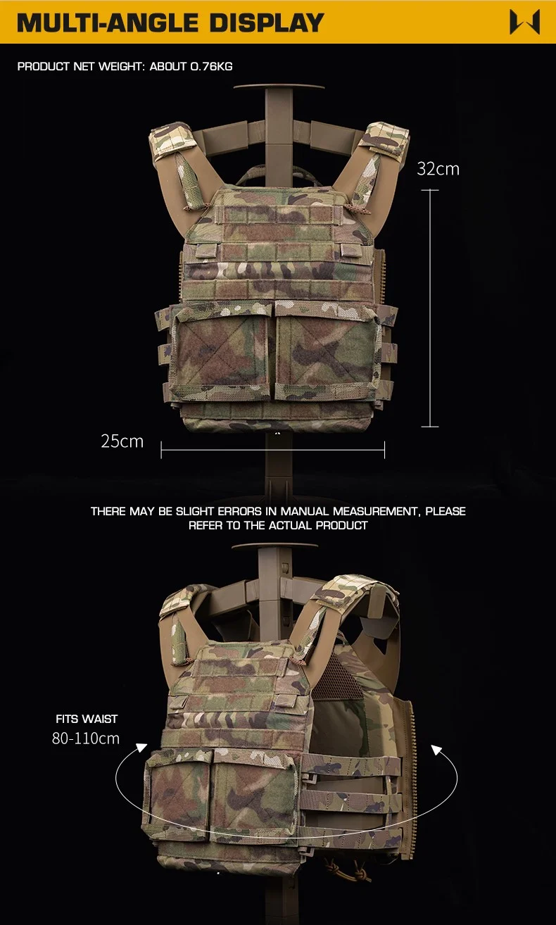Tactical JPC 2 Vest Breathable Jumper Plate Carrier JPC 2.0 Molle Ranger Green Hunting Vests Airsoft Chest Rig Accessories